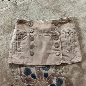 American eagle y2k brown mini skirt